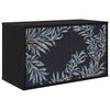 vidaXL Wandgemonteerd tv-meubel DOKKUM 69 x 33 x 40 cm Zwart eiken