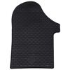 vidaXL Autobodemmat 2 pcs Zwart TPE
