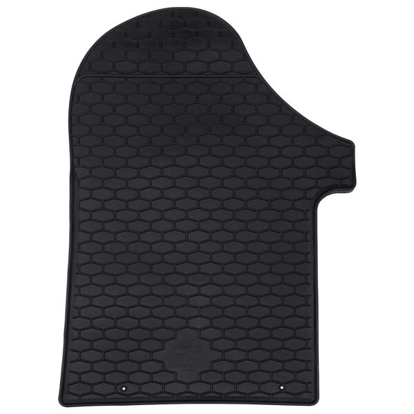 vidaXL Autobodemmat 2 pcs Zwart TPE
