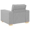 vidaXL Sofa Stoel Wolk Grijs 60 cm Stof