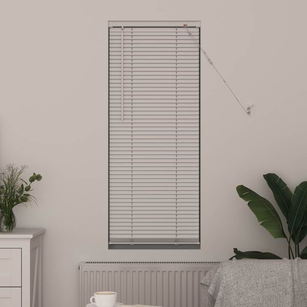 vidaXL Venetiaanse Blind Verstelbaar Wit 150 x 50 cm PVC