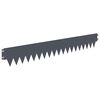 vidaXL Tuinrand 30 st 103 x 15 cm metaal Antracietkleurig