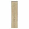 vidaXL Radiatorombouw 205x21,5x83,5 cm bewerkt hout sonoma eikenkleur