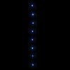 vidaXL Lichtslinger met 2000 LED's blauw 200 m PVC