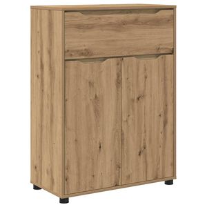 vidaXL Badkamer Kast Artisan Eiken 72,5 x 36,5 x 100 cm Bewerkt hout