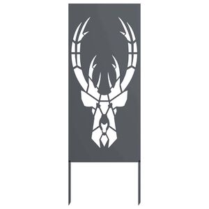 vidaXL Tuin Privacy Screen Antraciet 50 x 140 cm Koudgewalst staal