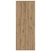vidaXL Hoge kast Artisan Eiken 70 x 33.5 x 180 cm Bewerkt hout