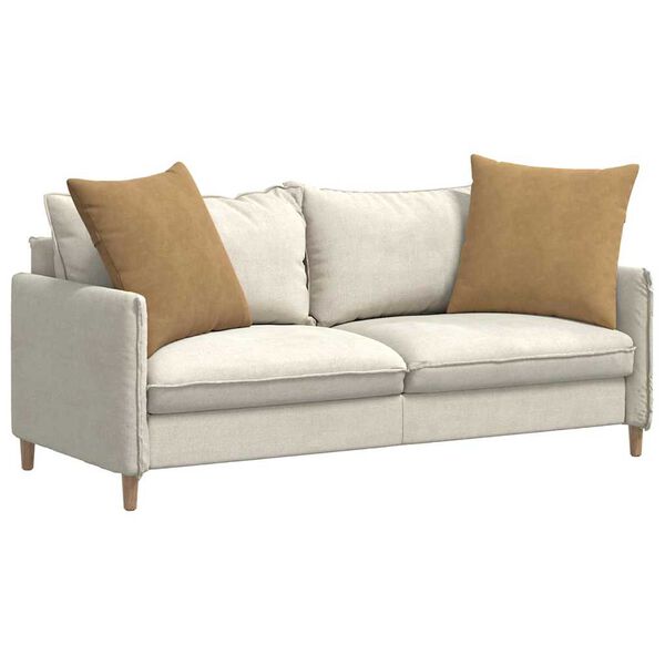 vidaXL Sofa Kussens 2 stuks Bruin 80 x 80 cm Cordstof