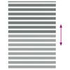 vidaXL Zebra rolgordijn 155x200 cm stofbreedte 150,9 cm donkergrijs
