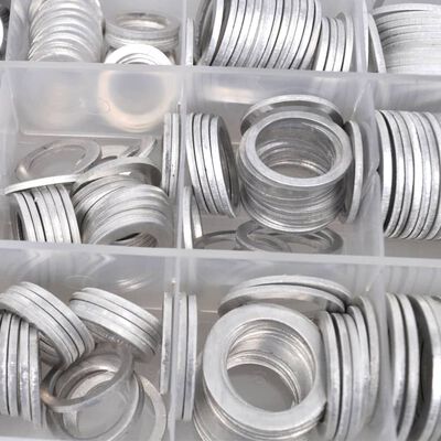 Set aluminium pakkingen, verschillende O-ringen 450 st