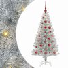 vidaXL Kerstboom met 150 LED met standaard Zilver 120 cm PET