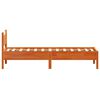 vidaXL Bedframe zonder matras massief grenenhout wasbruin 90x200 cm