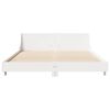vidaXL Bedframe zonder matras massief grenenhout wit 140x200 cm