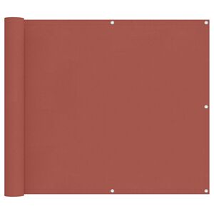 vidaXL Balkon Scherm Terracotta 100 x 400 cm Oxford Stof