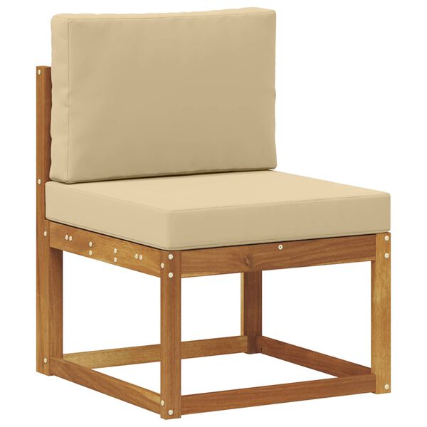 vidaXL Buiten Midden Sofa Massief Acaciahout