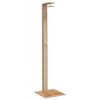 vidaXL Buitendouche 50x55x224 cm poly rattan en acaciahout beige