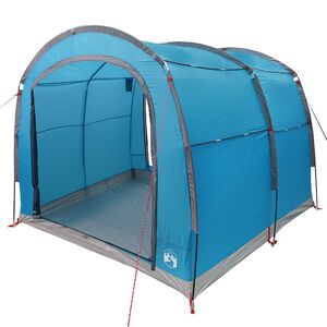 vidaXL Tent met dak met opslag Blauw 268 x 240 x 191 cm Polyester