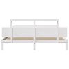 vidaXL Bedframe met hoofdeinde zonder matras 180x200 cm wit