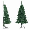 vidaXL Kunstkerstbomen PVC, Steel Green