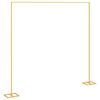 vidaXL Trouwrand Goud 338 x 35 x 300 cm Staal