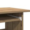 vidaXL Bureau 80x45x74 cm bewerkt hout artisanaal eikenkleur