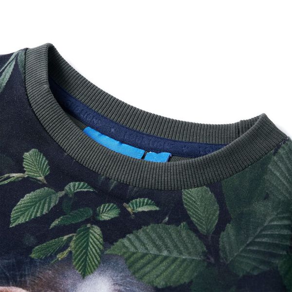 Kindertrui 104 donkerkakikleurig