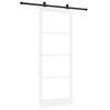 vidaXL Schuifdeur ORKDAL 93 x 232 cm Massief grenenhout en glas
