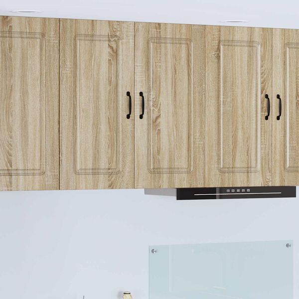 vidaXL Keukenkast Kalmar Sonoma Eiken 80 x 31 x 80 cm Bewerkt hout