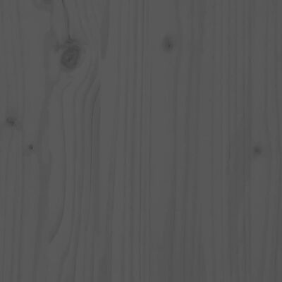 vidaXL 3-delige Tuinbarset massief grenenhout grijs