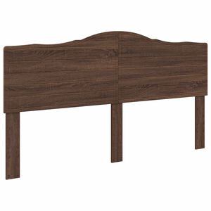 vidaXL Hoofdbord Bruin Eiken Bewerkt hout