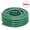 vidaXL Tuinslang met koppelingsset 0,9'' 100 m PVC groen