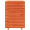 vidaXL Plantenbak 50x50x72,5 cm massief grenenhout wasbruin