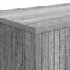 vidaXL Wandtafel Grijze Sonoma 155 x 29 x 74 cm Geconstrueerd hout