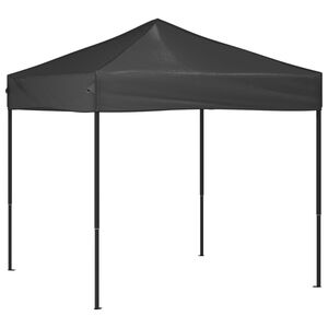 vidaXL Partytent inklapbaar 2x2 m antracietkleurig