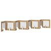 vidaXL Opvouwbaar hondenhek met standaards 8 st Artisanaal eiken 60 cm