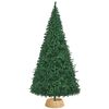 vidaXL Kerstboomkraag Bruin 90 x 90 x 28 cm Waterhyacint