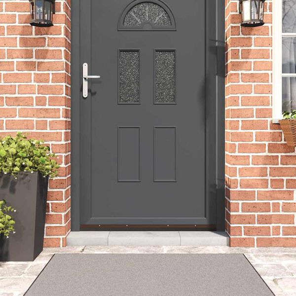 vidaXL Schroefbare Deurborstelafsluitingen 12 pcs Bruin 100 cm