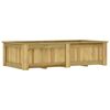 vidaXL Plantenbak verhoogd 196x100x50 cm ge&iuml;mpregneerd grenenhout