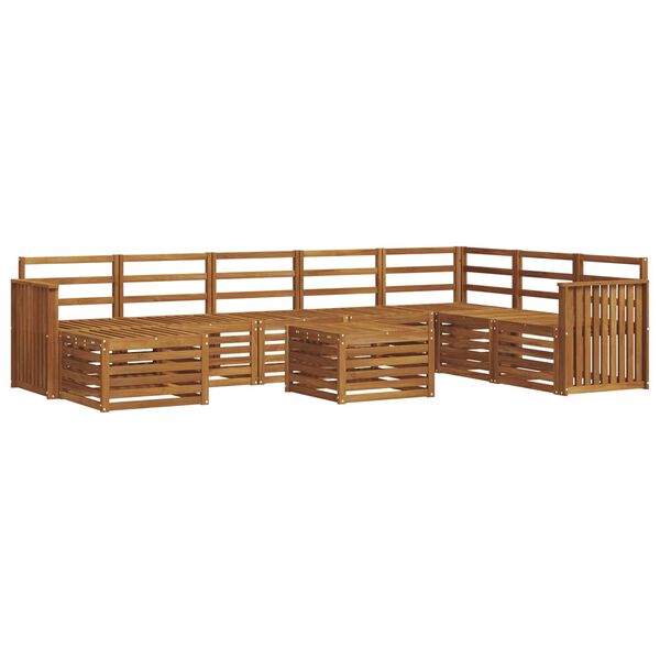 vidaXL Sofa-Sets Naturel Massief Acaciahout