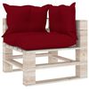 vidaXL 8-delige Loungeset met kussens pallet grenenhout