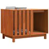 vidaXL Hondenhuis Wasbruin 90 x 60 x 67 cm Massief grenenhout