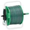 vidaXL Slanghaspel vrijstaand met 50 m slang PVC groen