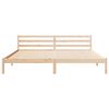 vidaXL Bedframe Bruin 208.6 x 157.6 x 69.4 cm Massief grenenhout