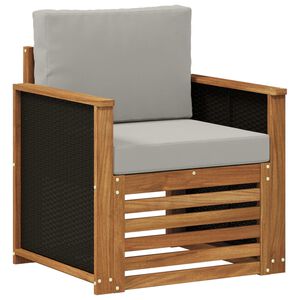 vidaXL Buiten Midden Sofa Naturel