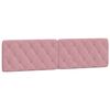 vidaXL Hoofdbordkussen 200 cm fluweel roze