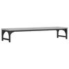 vidaXL Monitorstandaard 85x23x15,5 cm bewerkt hout grijs sonoma eiken