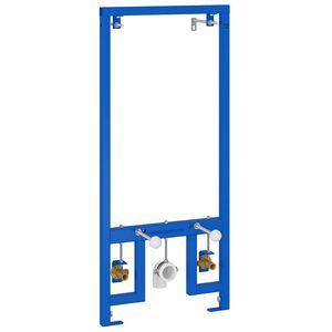 vidaXL Badkamer muursteun Blauw 50 x 3 x 112 cm