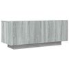 vidaXL Tv-meubel 100x35x40 cm bewerkt hout grijs sonoma eikenkleurig