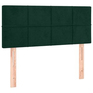 vidaXL Hoofdbord 90x5x78/88 cm fluweel donkergroen