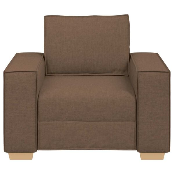 vidaXL Sofa Stoel Bruin 60 cm Stof
